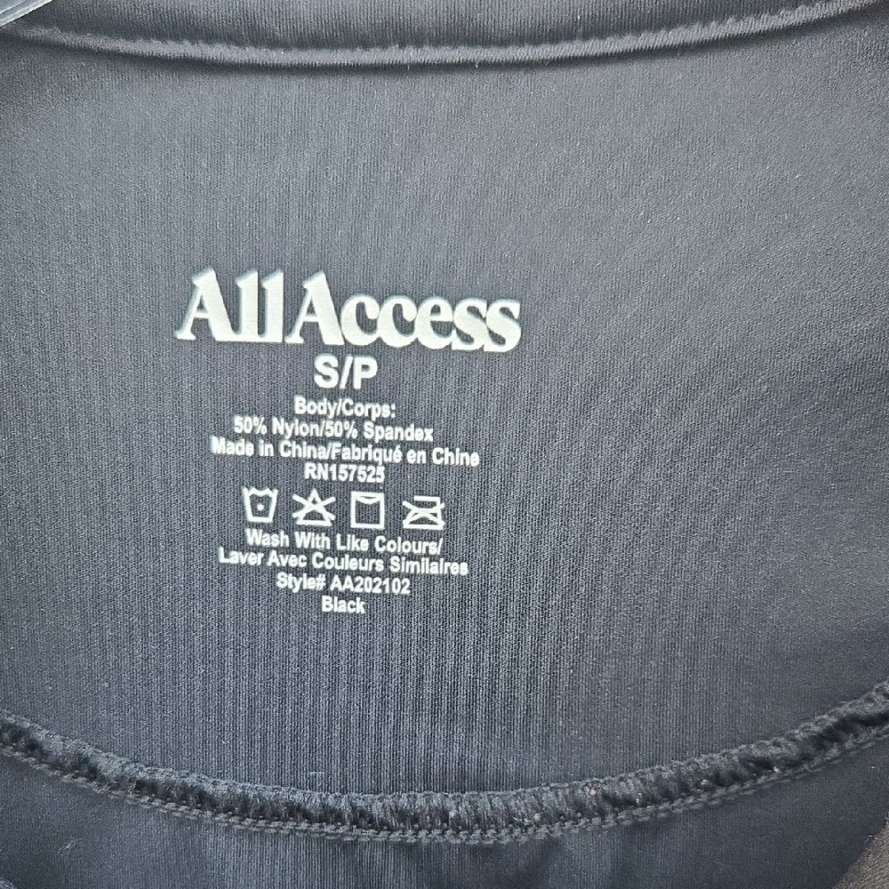All Access Midnight Black Quarter-Zip Top - image 2